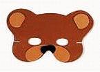Party Mask - Teddy Bear Foam Kids Mask
