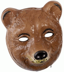 Party Mask - Teddy Bear Foam Kids Mask