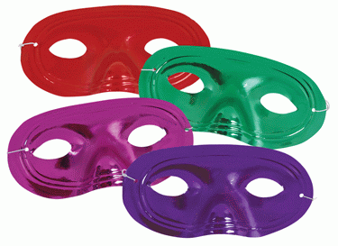 Metallic Party Masks for Kids