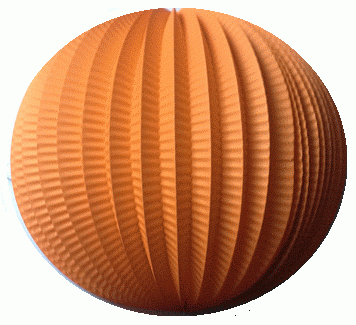 Paper Party Balloon - Orange