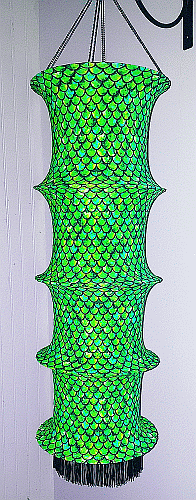 Green Dragon Scale Party Lantern
