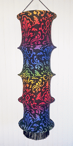 Rainbow Floral Spandex Lantern