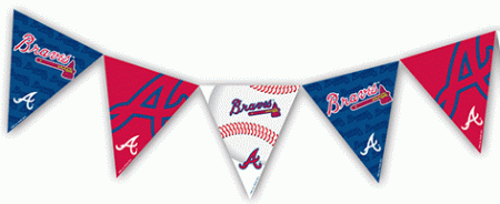 Atlanta Braves MLB Pennant Banner