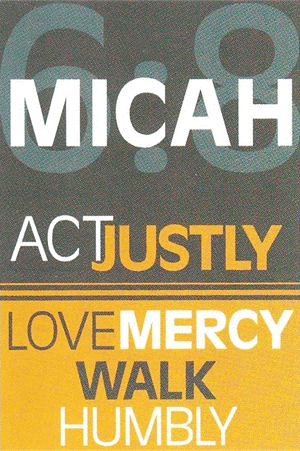 Act, Love, Walk Micah 6:9 Pocket Card