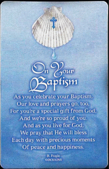 Baptism Pocket Card