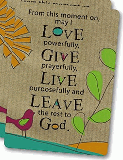 Love, Live, God Pocket Card