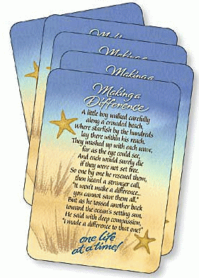 Making a Difference Pocket Card - ONLY 5 LEFT