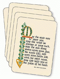 May the Road Rise Up to Meet You Prayer Card