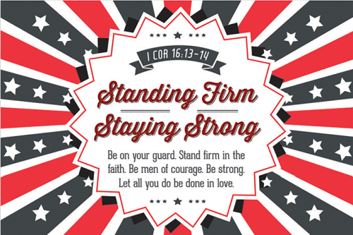 Standing Firm, Staying Strong Pocket Card