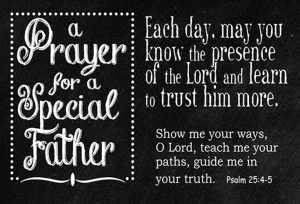 Prayer for a Special Father Pocket Card