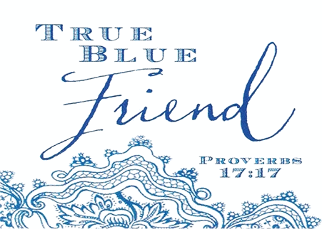 True Blue Friend Pocket Cards