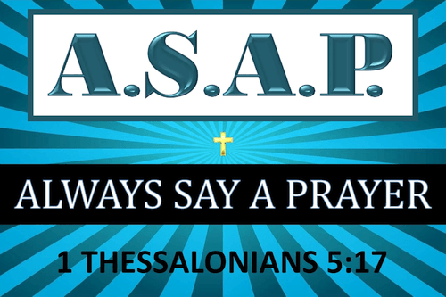 Always Say A Prayer Pocket Card - A.S.A.P.