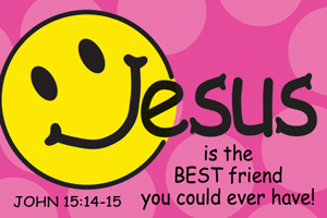 Jesus is the Best Friend Pocket Card