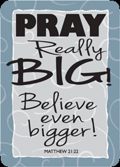 Prayer Really Big Pocket Card