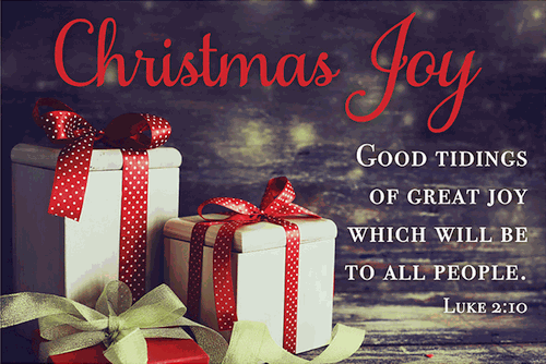 Christmas Joy and Presents Pocket Cards