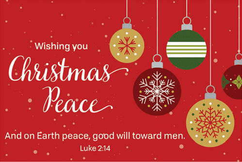 Wishing You Christmas Peace Pocket Cards