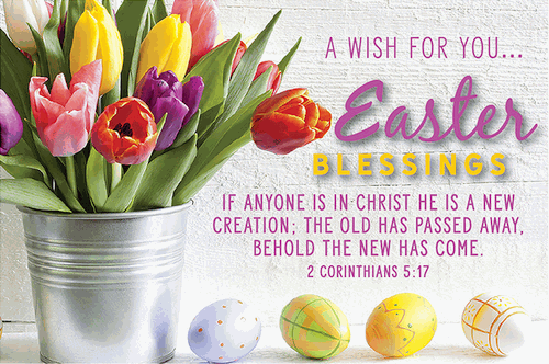 A Wish for You Easter Blessings Pocket Cards