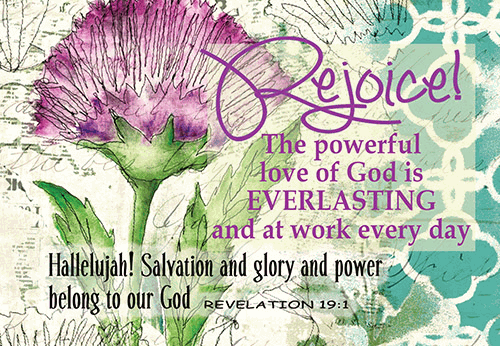 Rejoice in Gods Power Easter Pocket Cards