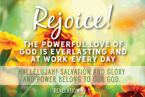 Rejoice Easter Pocket Cards - Revelations 19:1