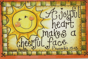 Joyful Heart Cheerful Face Pocket Card