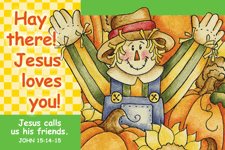 Hey There, Jesus Loves You Pocket Card