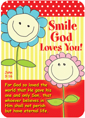 Smile, God Loves You Pocket Card