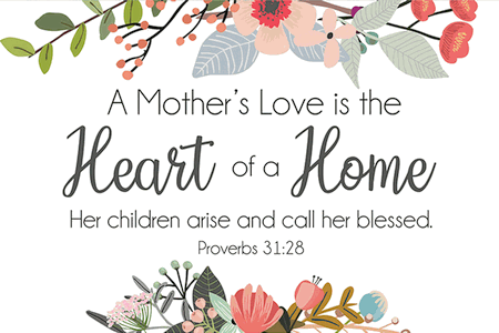 Mothers Love...Heart of the Home Pocket Cards
