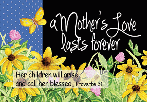 A Mothers Love Last Forever Pocket Card