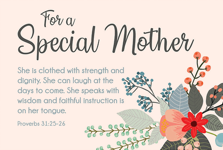 For a Special Mother Mini Gift Pocket Cards