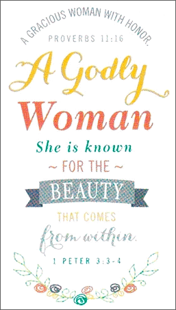 A Godly Woman Pocket Card
