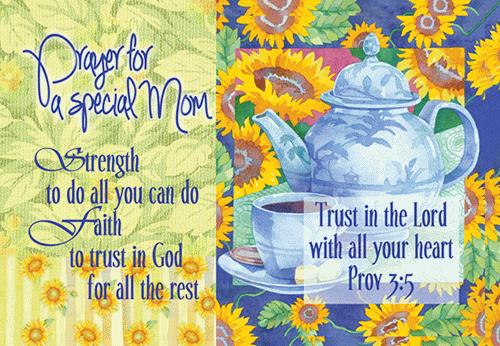 Prayer for a Speacial Mom Pocket Card