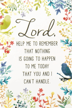 Help Me to Remember Lord Prayer Card