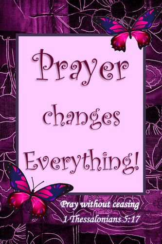 Prayer Changes Everything Prayer Card