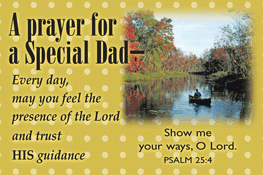 A Prayer for a Special Father Pocket Card