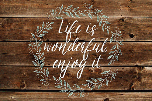 Life is Wonderful Pocket Card