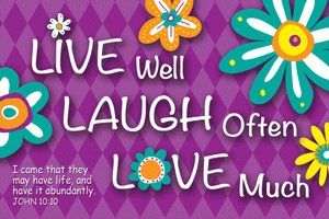 Live Well...Laugh Often Pocket Card