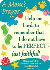 A Moms Prayer Pocket Card