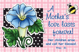 A Mothers Love Lasts Forever Pocket Card
