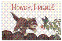 Howdy Friend Critter Pocket Card