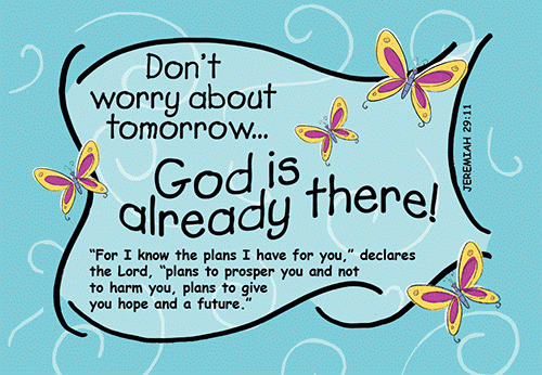 Dont Worry About Tomorrow...Pocket Card