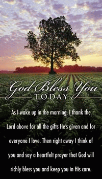 God Bless You Today Pocket Card