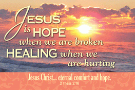 Jesus is Hope and Healing Pocket Card