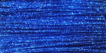 Blue Chenille Glitter Stems - Metallic