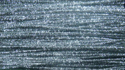 Silver Chenille Glitter Stems - Metallic