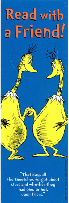 Read with a Friend Sneetches Bookmark