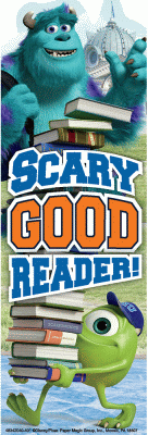 Monsters Univ Scarry Good Reader Bookmark