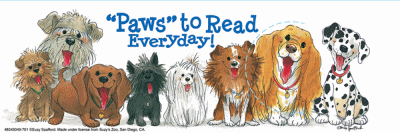Paws to Read Puppies Bookmark