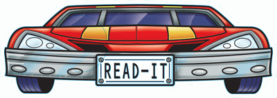 Read-it Car Shaped Bookmark