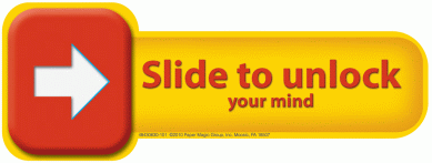 Slide to Unlock Your Mind Bookmark