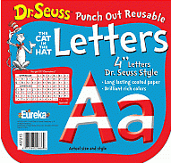 Dr Seuss Striped Letters & Numbers Set